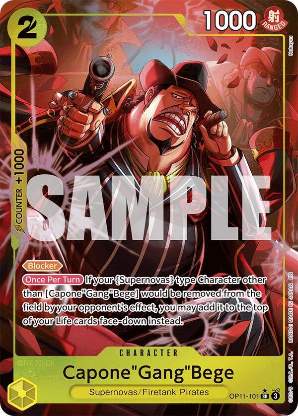 Capone Gang Bege (OP11 101) (Alternate Art) A Fist of Divine Speed