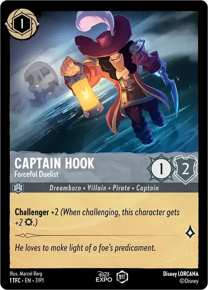 Captain Hook Forceful Duelist #7 Promo