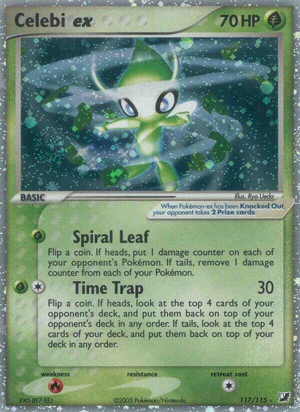 Celebi ex #117 Unseen Forces (Secret Rare)