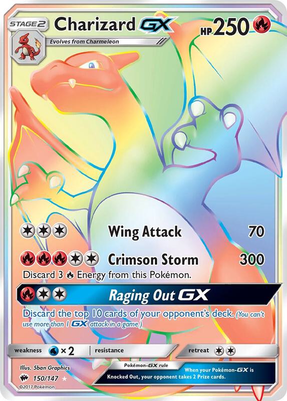 Charizard GX #150 Burning Shadows