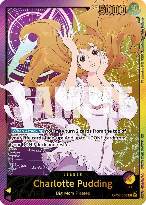 Charlotte Pudding OP08 058 (SPR) Extra Booster Anime 25th Collection (Leader)