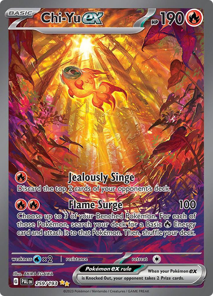 Chi Yu ex 259 Paldea Evolved (Special Illustration Rare)