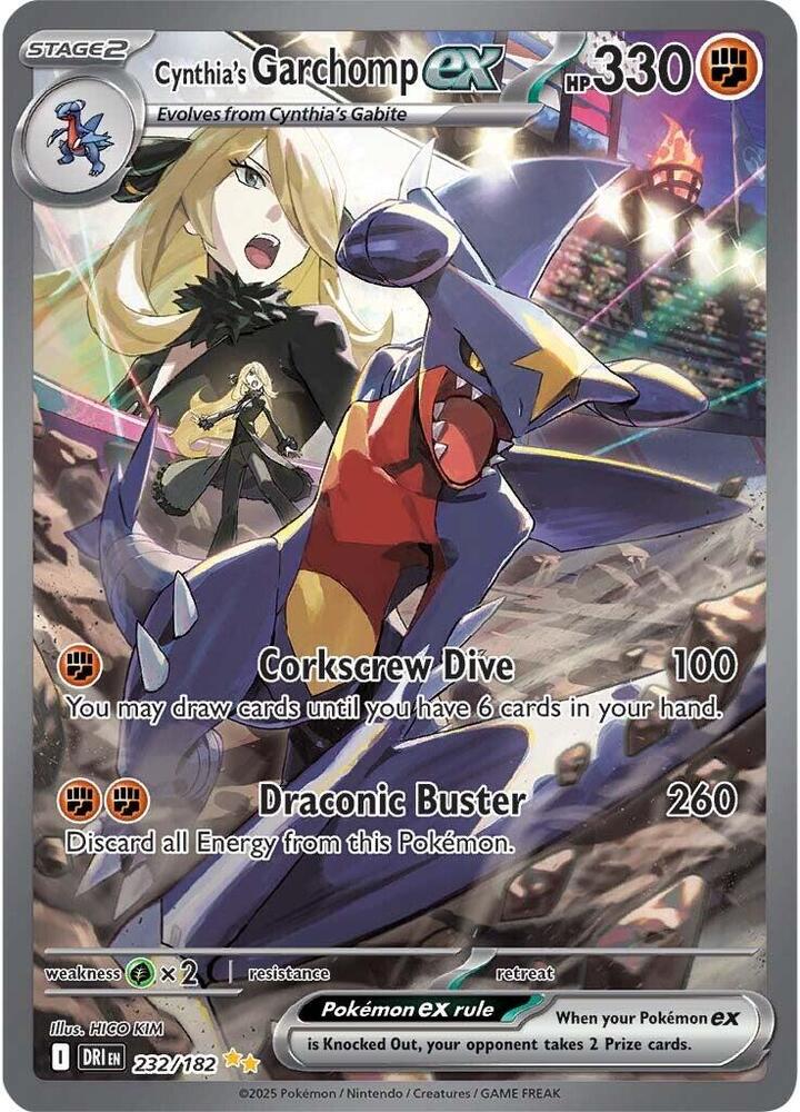 Cynthia's Garchomp #232 Destined Rivals (Special Illustration Rare)