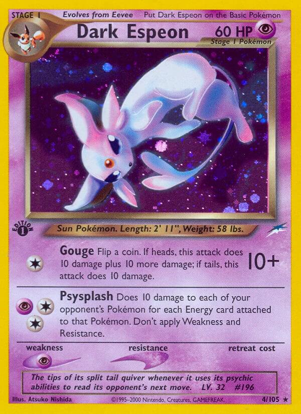 Dark Espeon #4 Neo Destiny (Holo Rare)