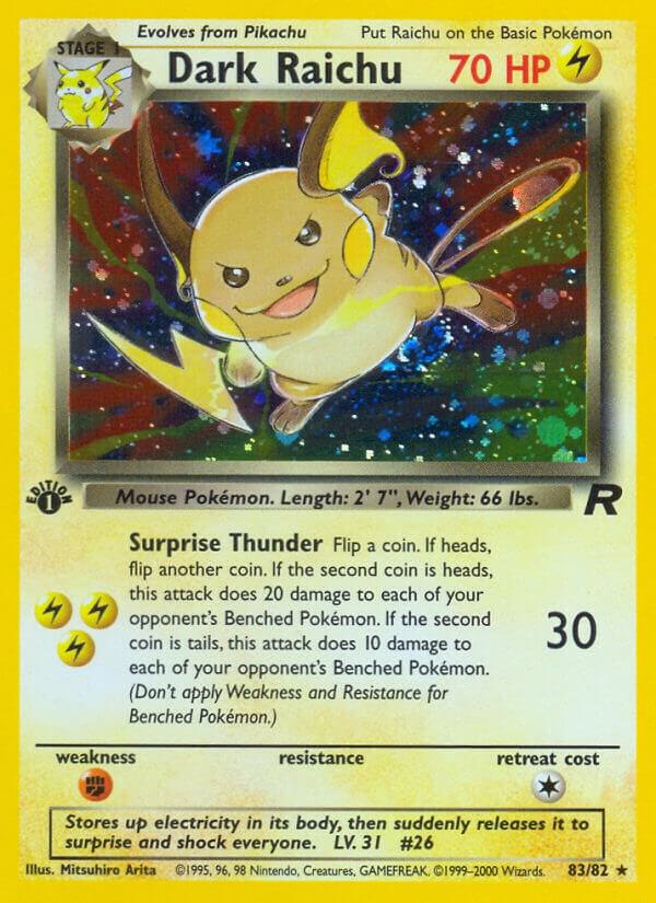 Dark Raichu #83 (Secret Rare) PSA 10