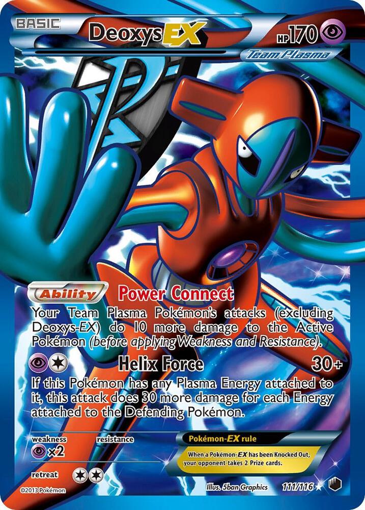 Deoxys EX #111 Team Plasma (Ultra Rare)