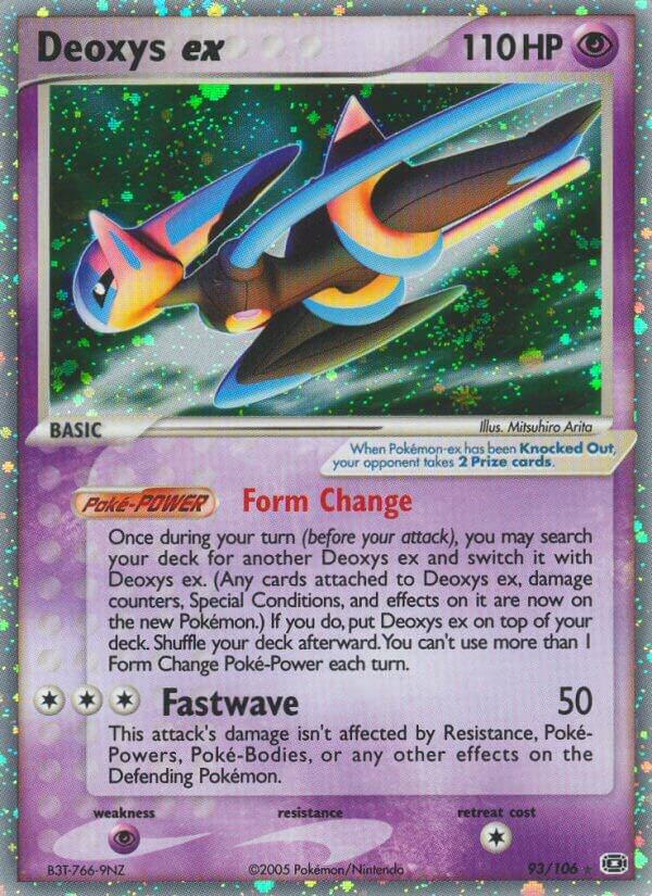Deoxys ex (Speed Forme) #93 Emerald (Ultra Rare)