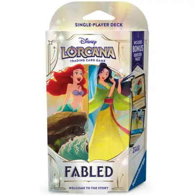 Disney Lorcana Fabled Amber Sapphire Starter Deck