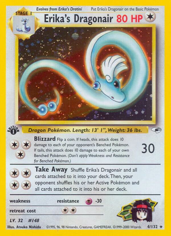Erika's Dragonair #4 Gym Heroes (Holo Rare)