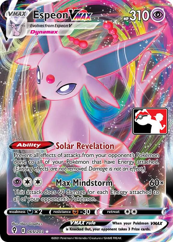 Espeon VMAX #65 Prize Pack Series Cards (Ultra Rare)