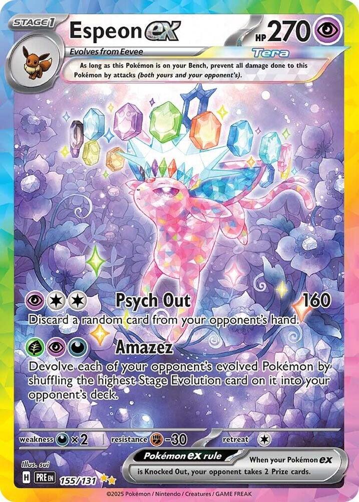Espeon ex 155 (Prismatic Evolutions)