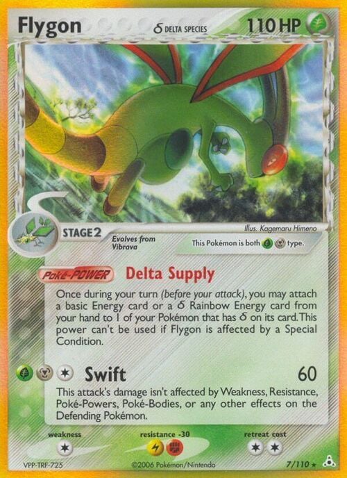 Flygon (Delta Species) 7 Holon Phantoms (Holo Rare)