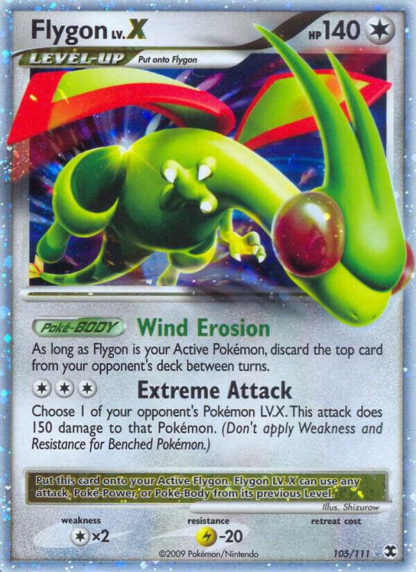 Flygon Lv.X (105) Rising Rivals (Ultra Rare)