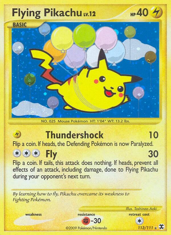 Flying Pikachu #113 Rising Rivals (Secret Rare)