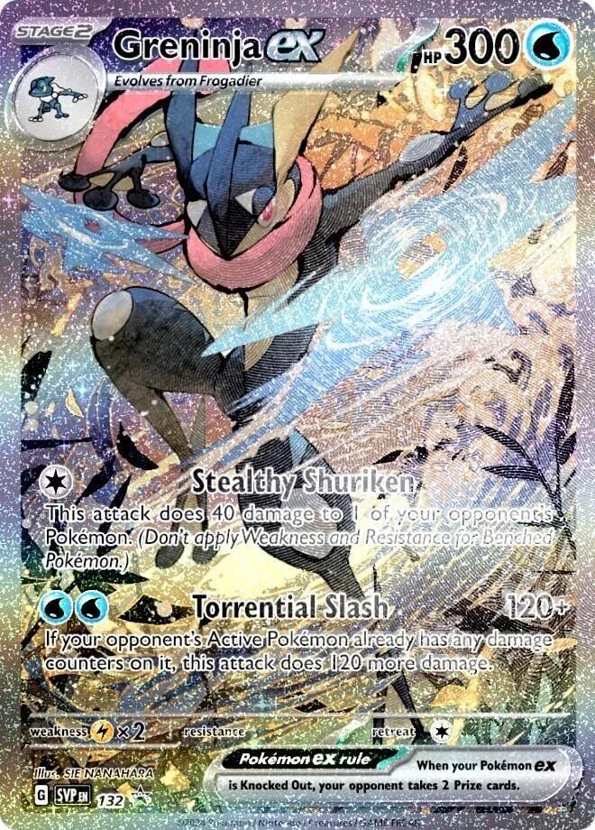 Greninja ex (132) Scarlet & Violet Promo Cards