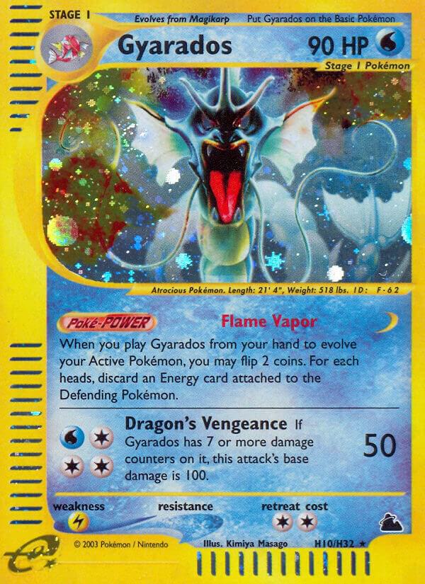 Gyarados (H10) Skyridge (Holo Rare)