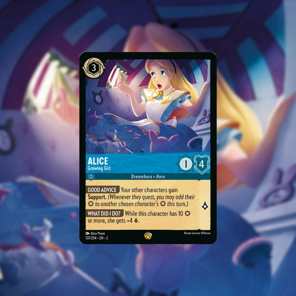 How to Use Alice Growing Girl Card