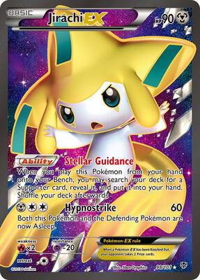 Jirachi EX (98) Full Art Plasma Blast