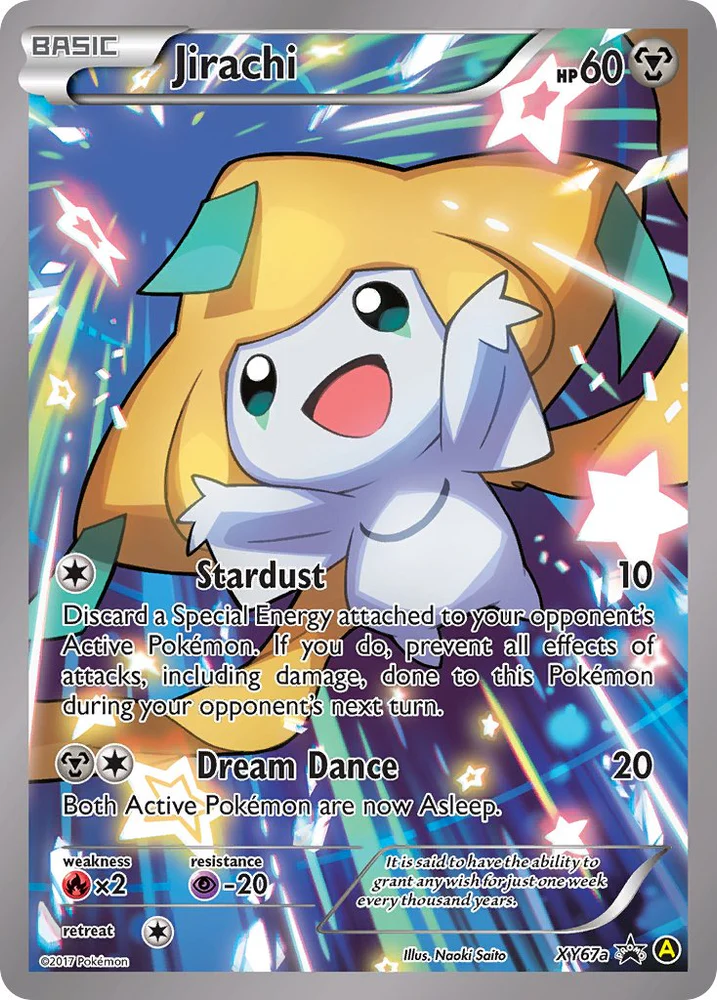 Jirachi XY67a Alternate Art Promos