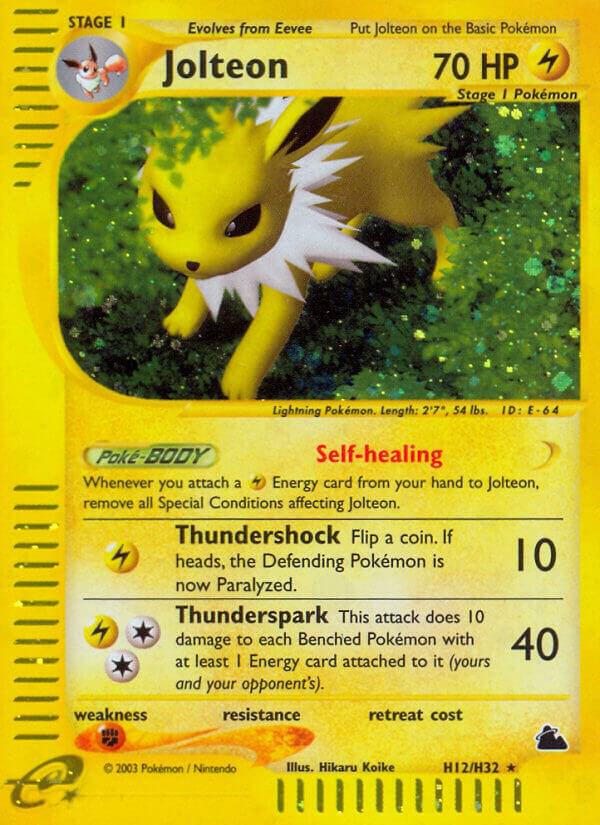 Jolteon #H12 Skyridge (Holo Rare)