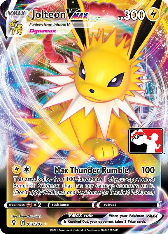 Jolteon VMAX #51 Prize Pack Series Cards (Ultra Rare)