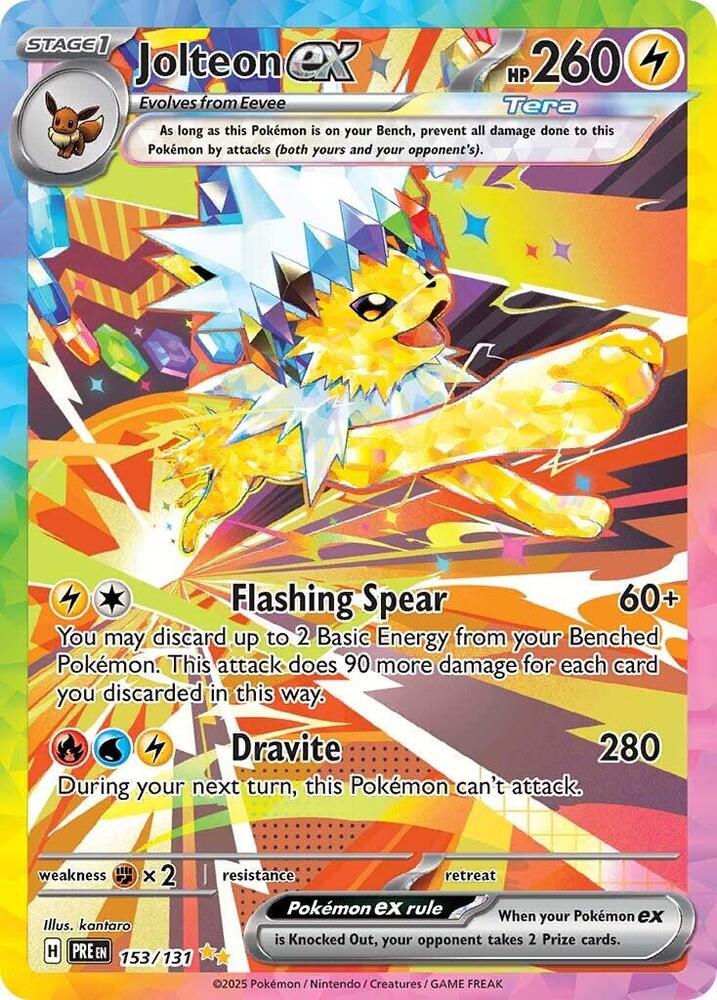 Jolteon ex 153 (Prismatic Evolutions)