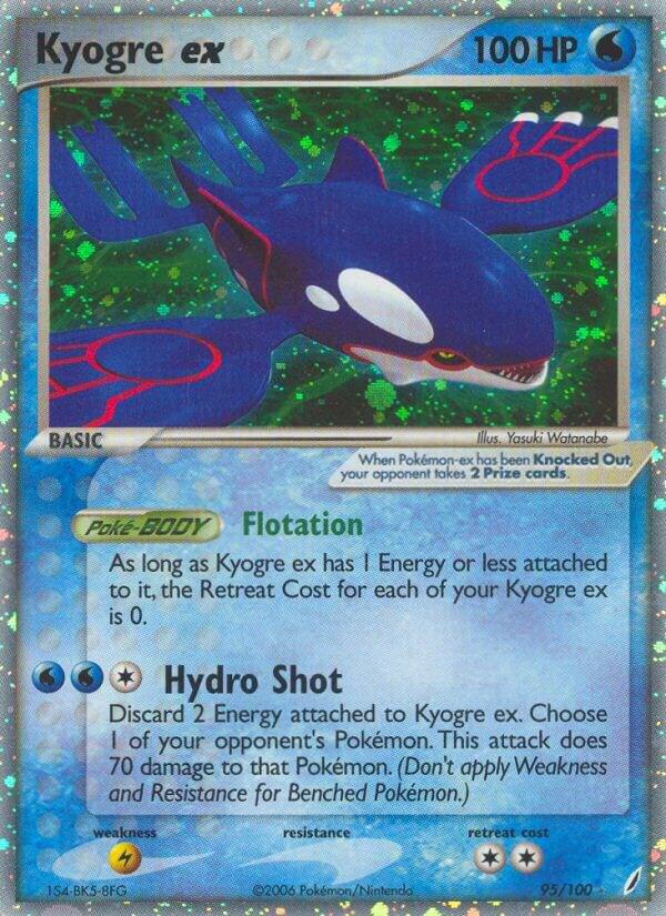 Kyogre ex (95) Crystal Guardians