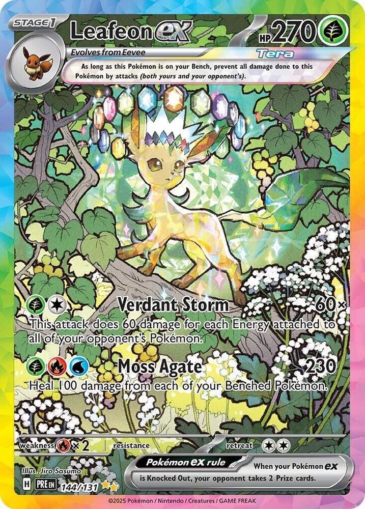 Leafeon ex 144 (Prismatic Evolutions)