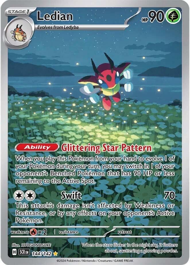 Ledian (144) Stellar Crown (Illustration Rare)