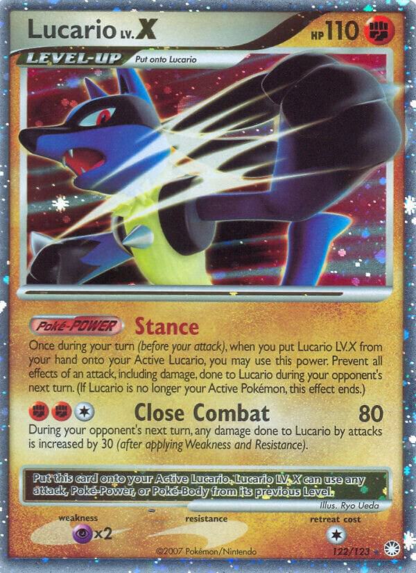 Lucario LV.X (122) Mysterious Treasures