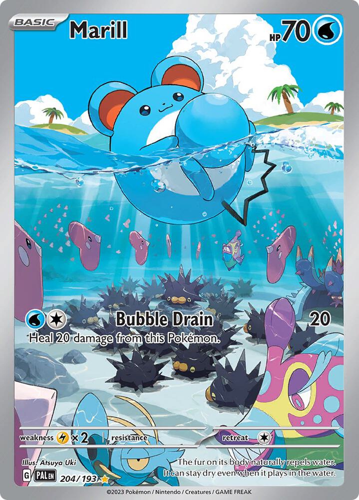 Marill 204 Paldea Evolved (Illustration Rare)