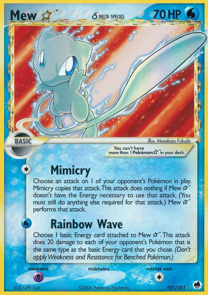 Mew Star (Delta Species) 101 (Ultra Rare)