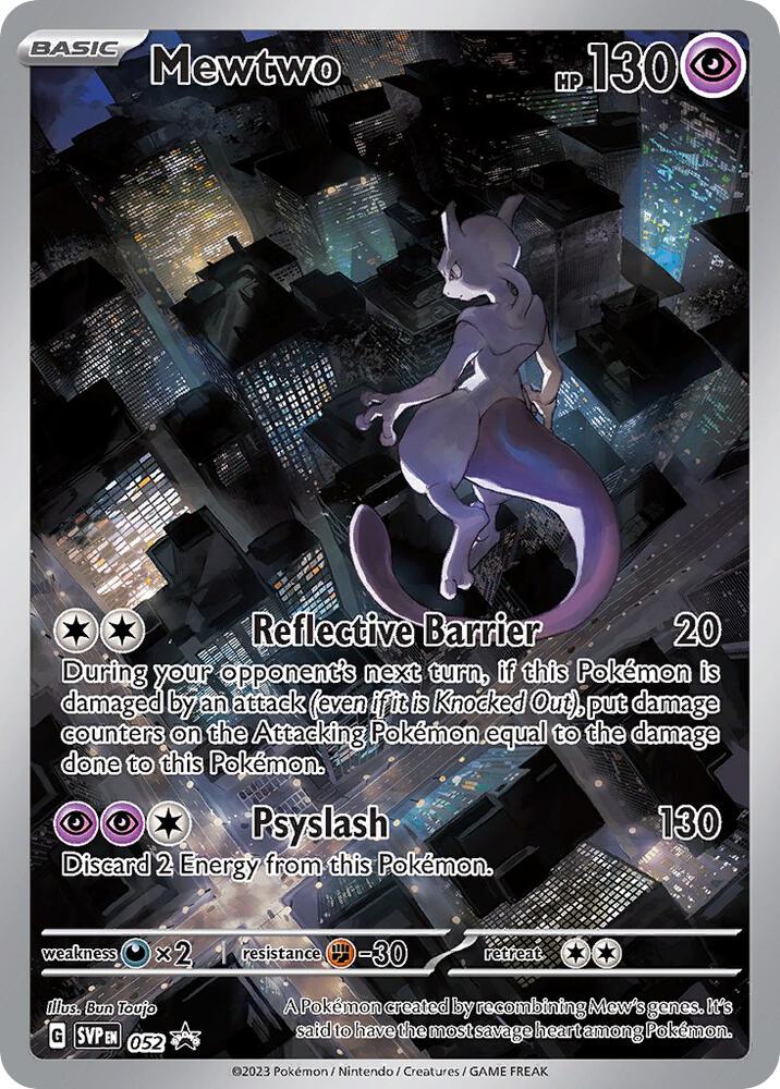 Mewtwo #52 Scarlet & Violet Promo Cards