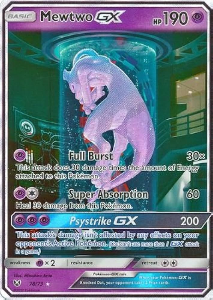 Mewtwo GX 78 73 Shining Legends (Secret Shining)