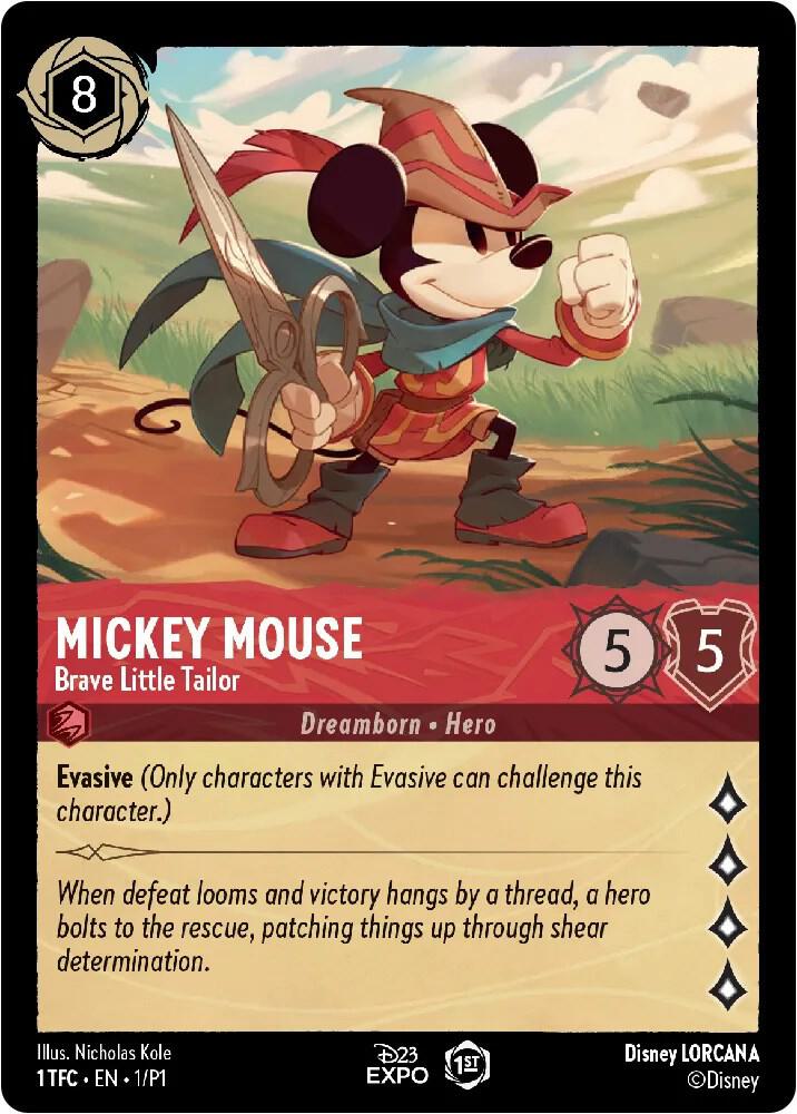 Mickey Mouse Brave Little Tailor #1 D23 Promos