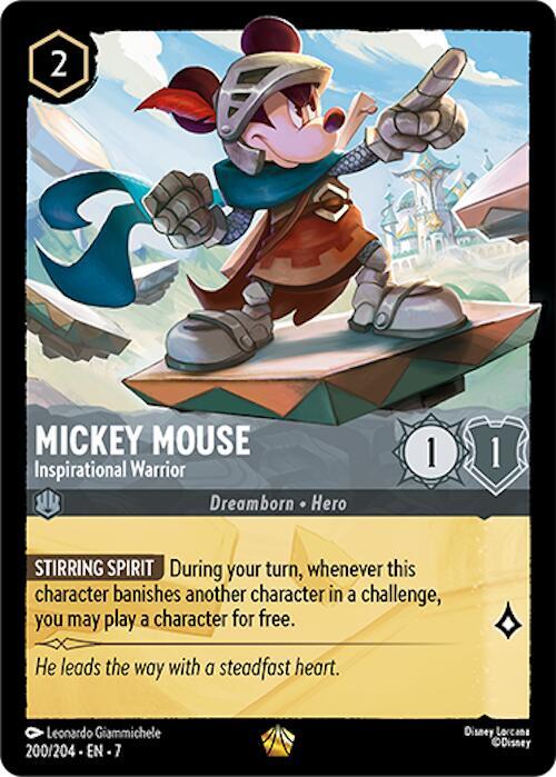 Mickey Mouse Inspirational Warrior Archazia's Island