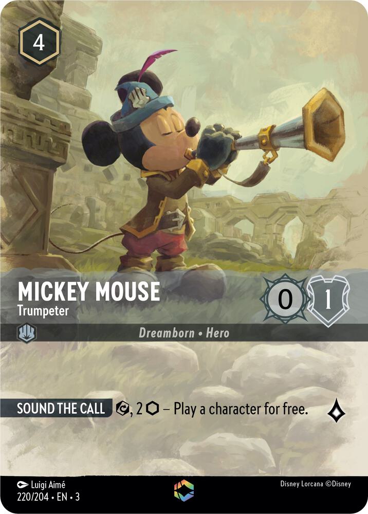 Mickey Mouse Trumpeter (Enchanted) Into the Inklands