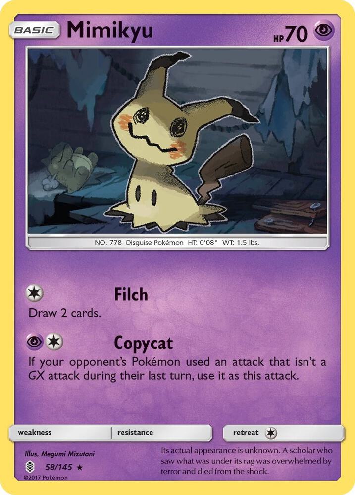 Mimikyu 58 SM Guardians Rising