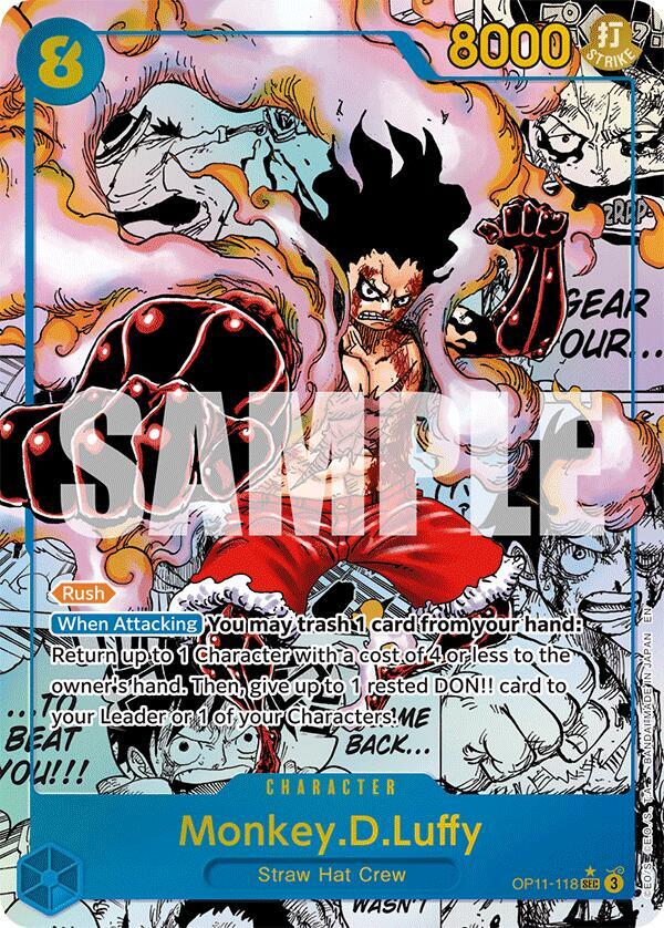 Monkey.D.Luffy (118) (Manga) A Fist of Divine Speed (OP11)