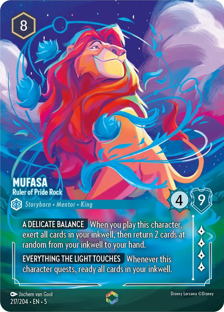 Mufasa Ruler of Pride Rock (Enchanted) Shimmering Skies