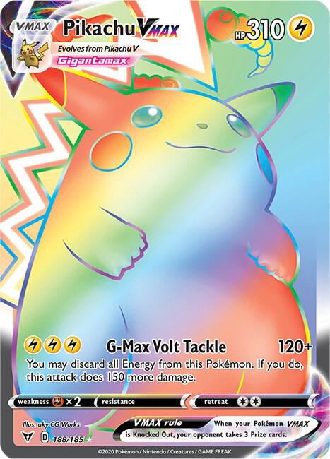 Pikachu VMAX #188 Vivid Voltage