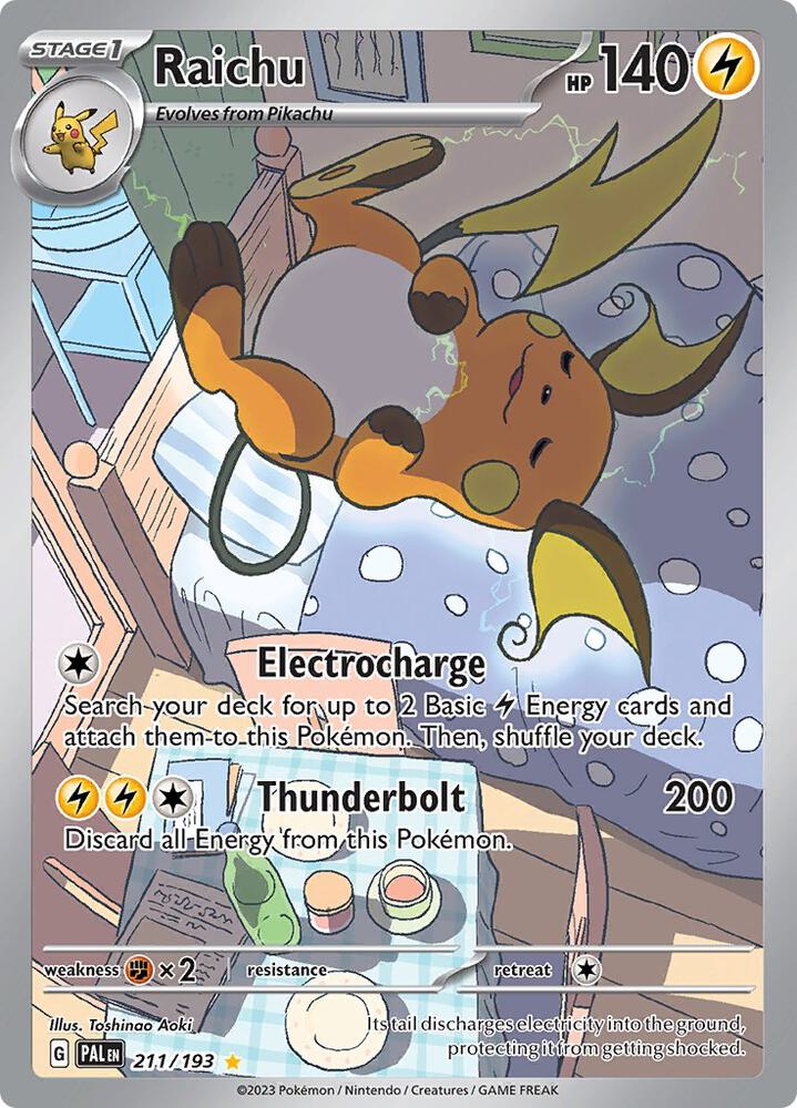 Raichu 211 Paldea Evolved (Illustration Rare)