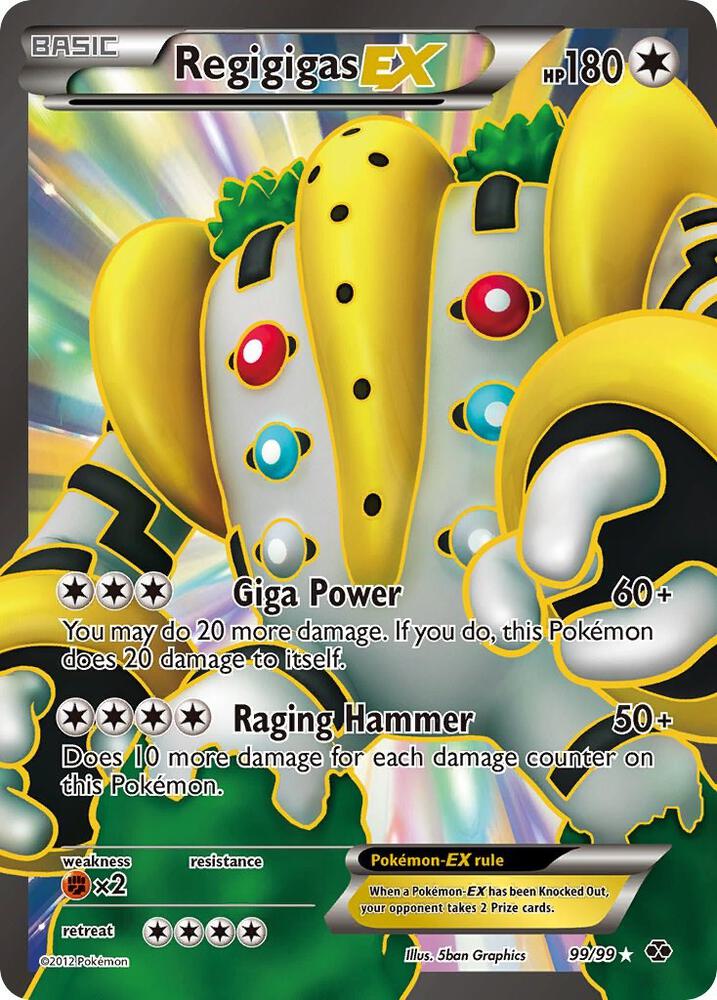 Regigigas EX (99 Full Art) Next Destinies