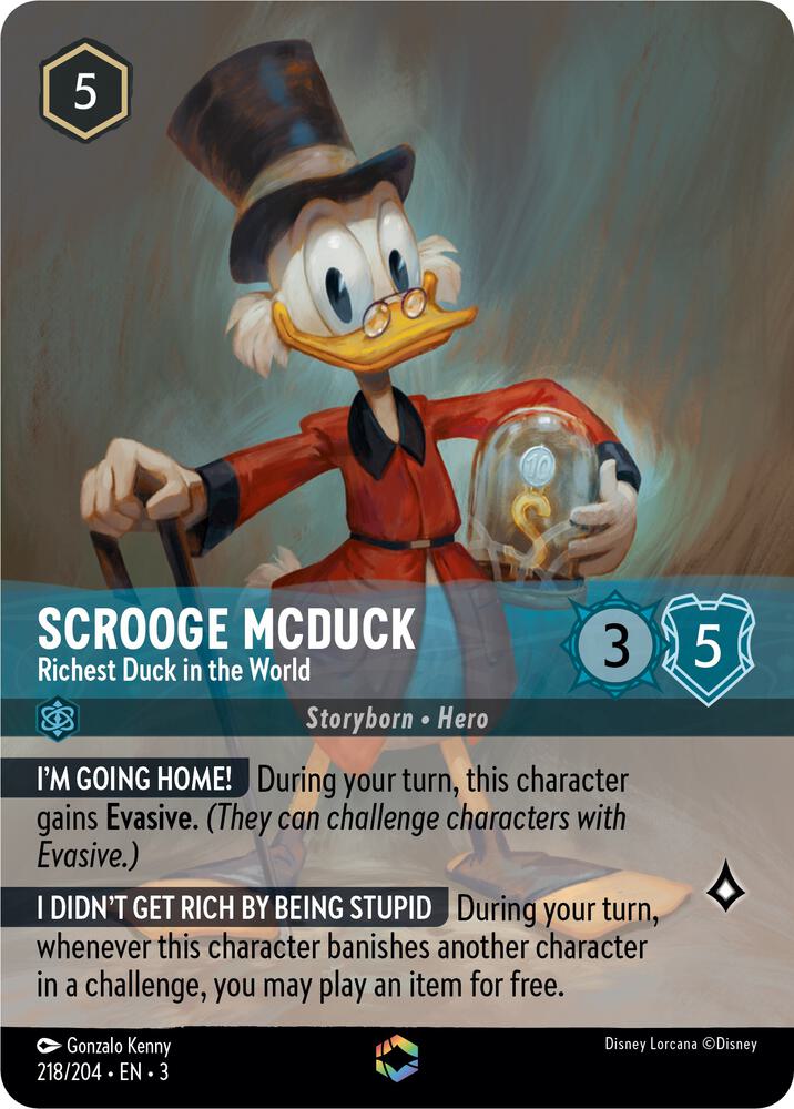 Scrooge McDuck Richest Duck in the World (Enchanted) Into the Inklands