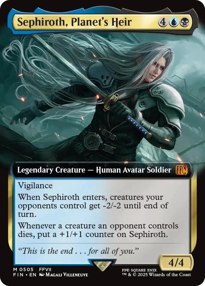 Sephiroth, Planet's Heir (Extended Art) #505