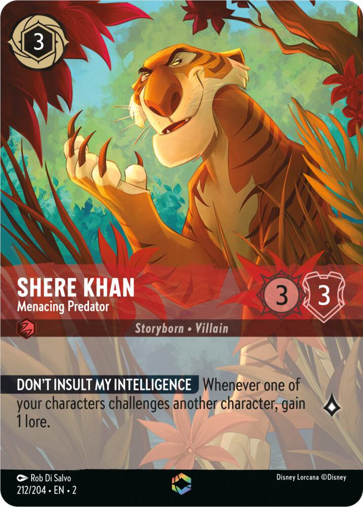 Shere Khan Menacing Predator (Enchanted) Rise of the Floodborn