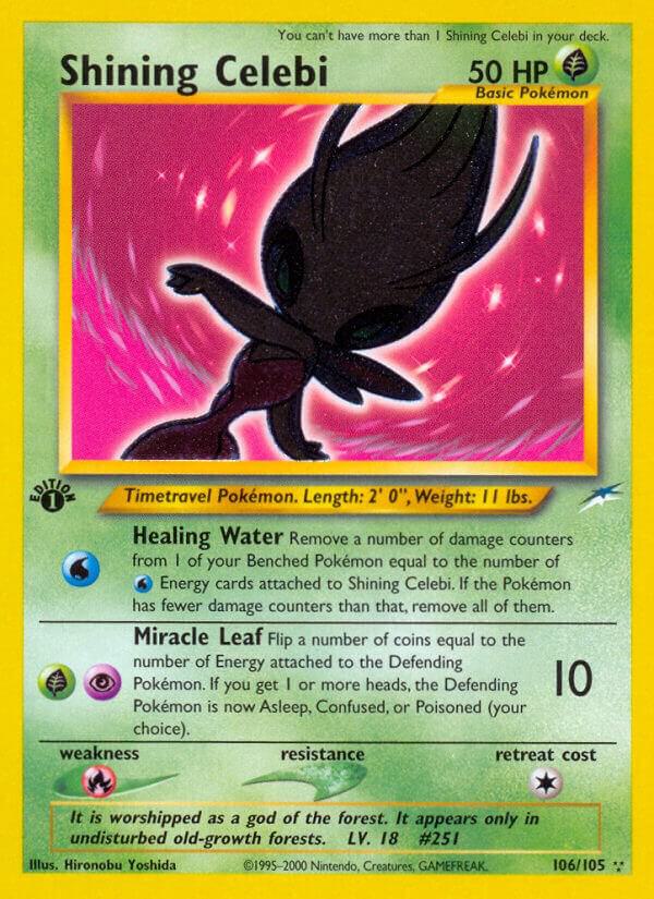 Shining Celebi #106 Neo Destiny (Secret Rare)