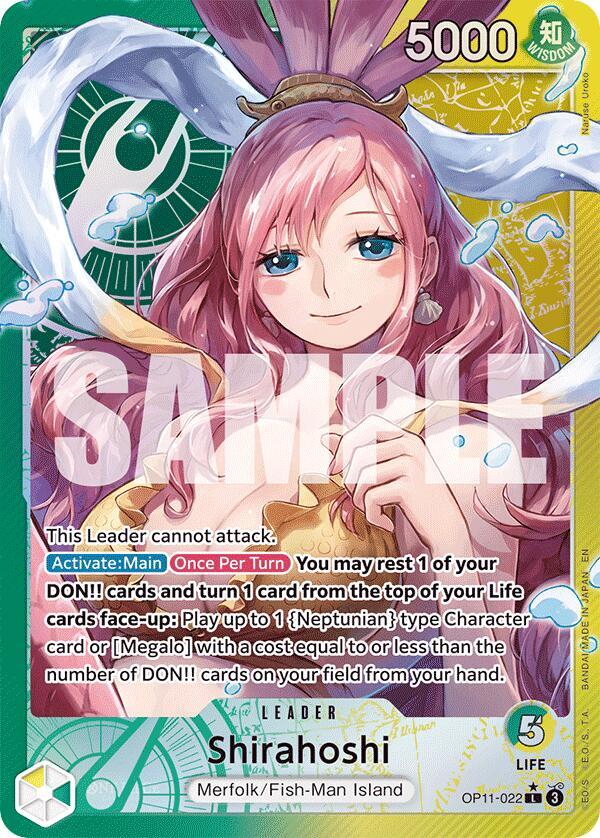Shirahosi (OP11 022) (Alternate Art) A Fist of Divine Speed