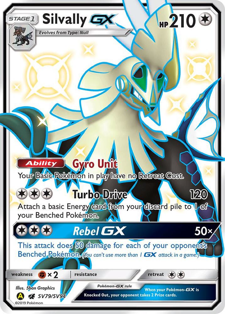 Silvally GX SV79 Hidden Fates Shiny Vault