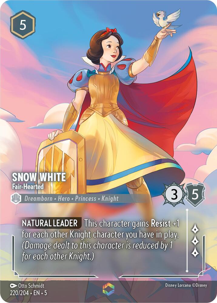 Snow White Fair Hearted (Enchanted) Shimmering Skies